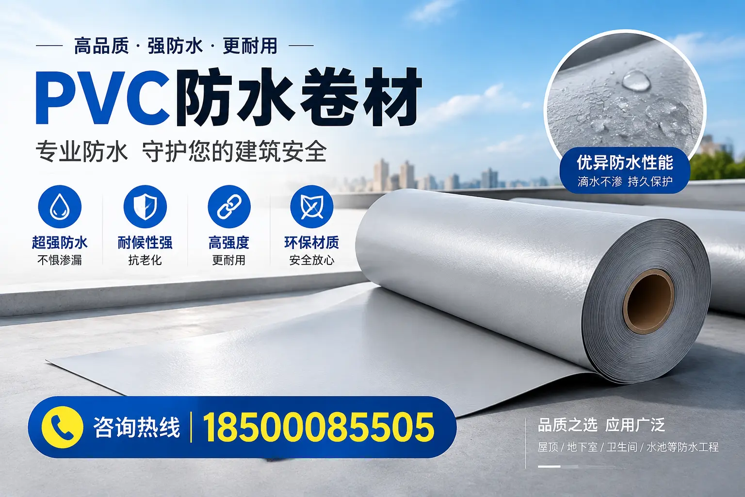 兰州地区pvc防水卷材的市场现状与发展趋势